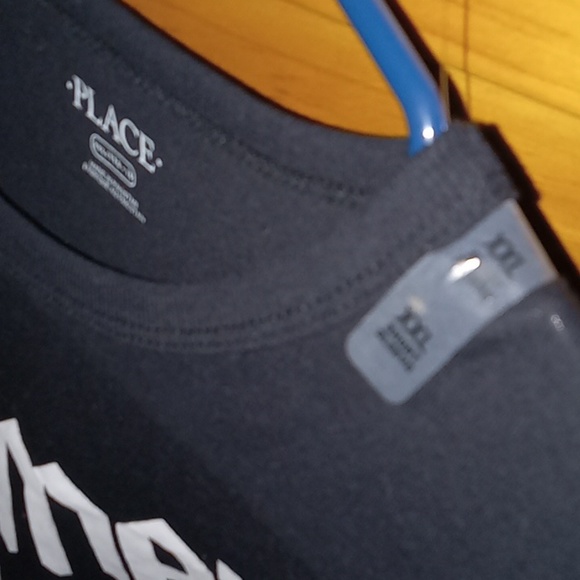 The Children's Place-Black "Mama's Boy" Short Sleeve Tee-(XXL)16 - Picture 4 of 4